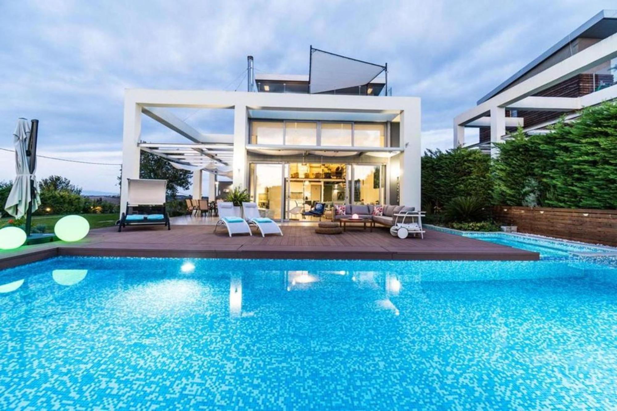 Island Villa Sani Sea View Eksteriør billede