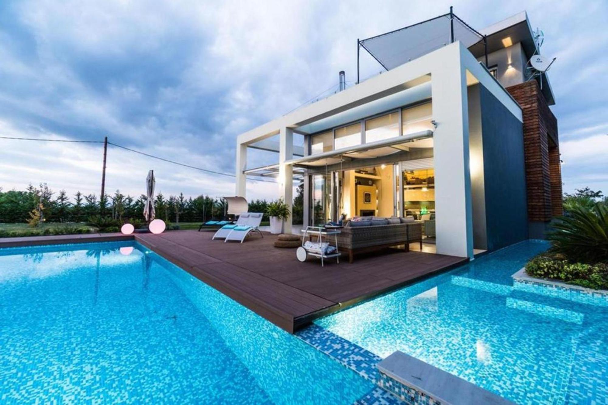 Island Villa Sani Sea View Eksteriør billede