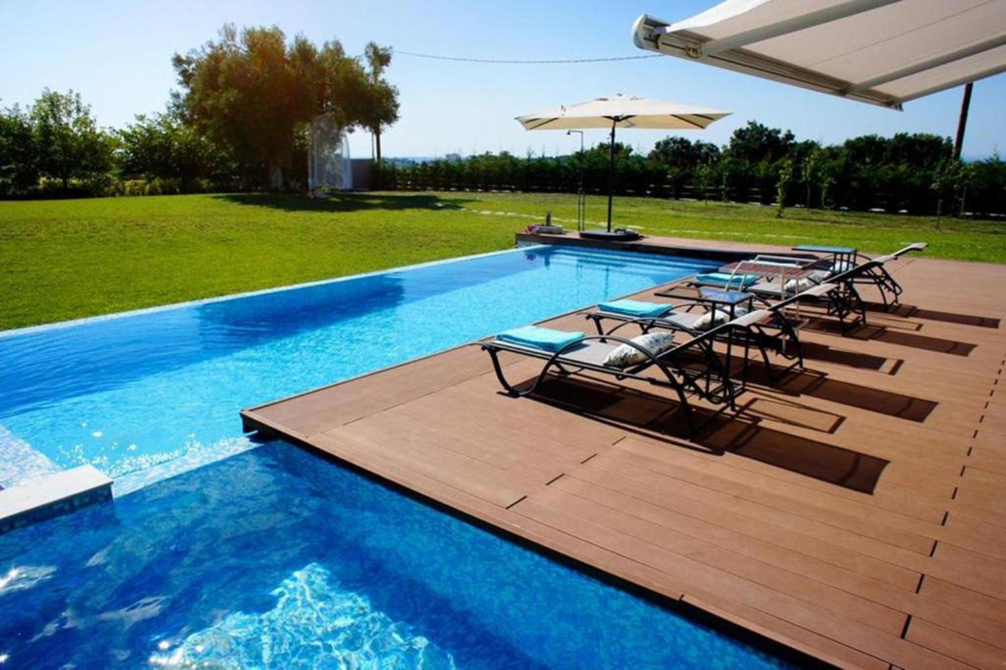 Island Villa Sani Sea View Eksteriør billede